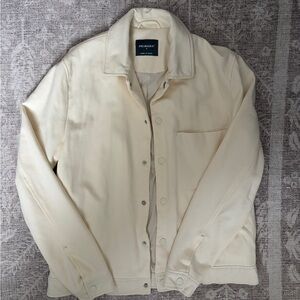 Light Cream Shirt Jacket